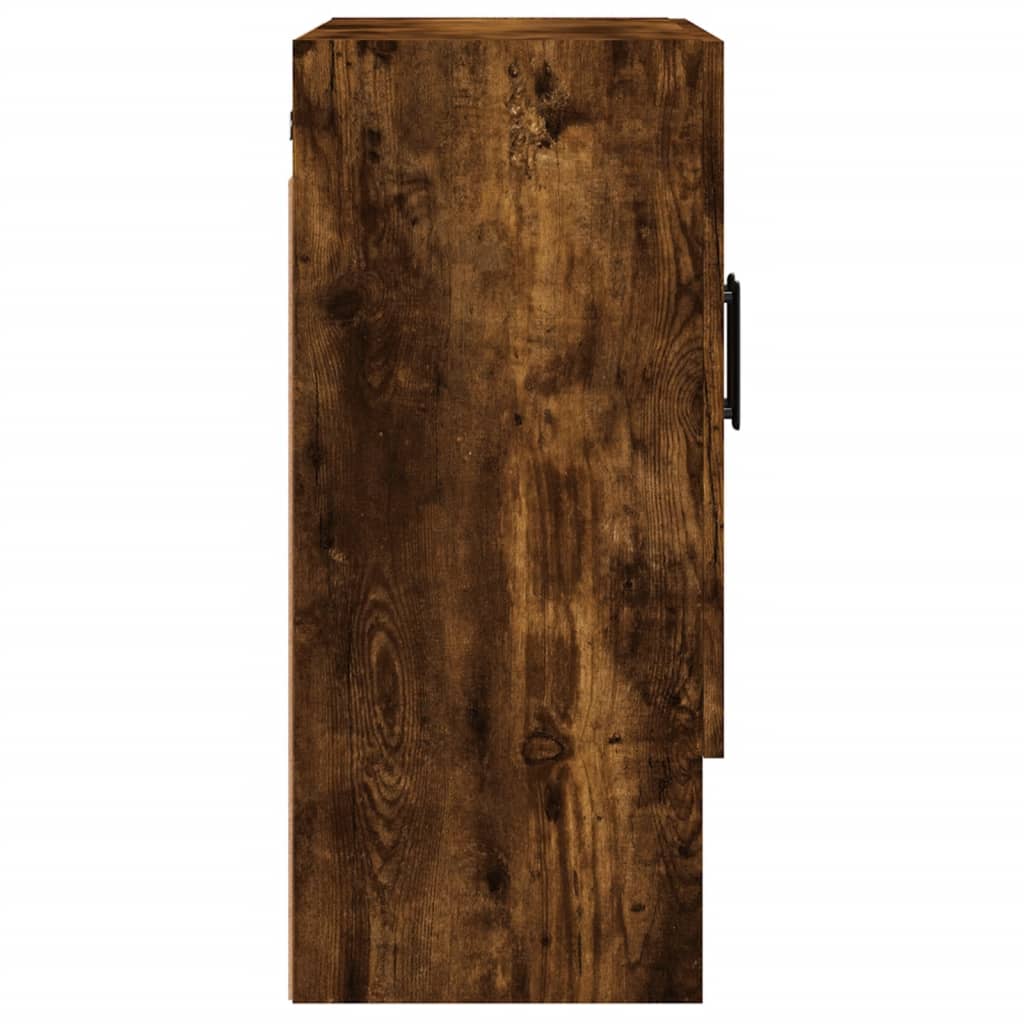 vidaXL Wall Cabinet Smoked Oak 60x31x70 cm Engineered Wood