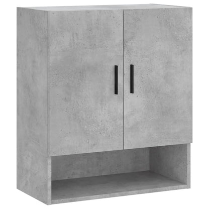 vidaXL Wall Cabinet | Concrete grey | Engineered wood | Medium | Wall Cabinet