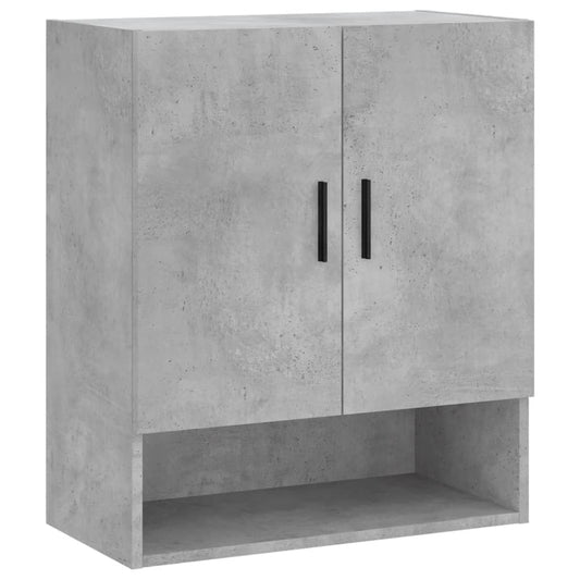 vidaXL Wall Cabinet | Concrete grey | Engineered wood | Medium | Wall Cabinet