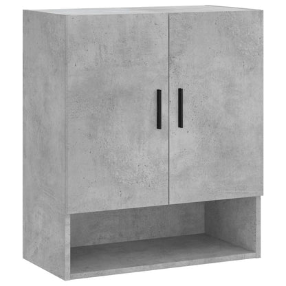 vidaXL Wall Cabinet Concrete Grey 60x31x70 cm Engineered Wood