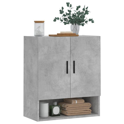 vidaXL Wall Cabinet | Concrete grey | Engineered wood | Medium | Wall Cabinet
