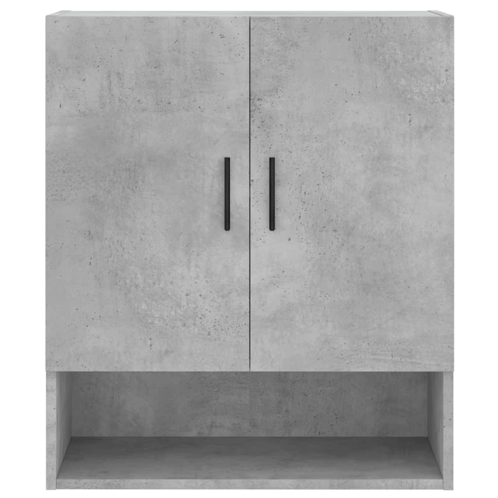 vidaXL Wall Cabinet | Concrete grey | Engineered wood | Medium | Wall Cabinet