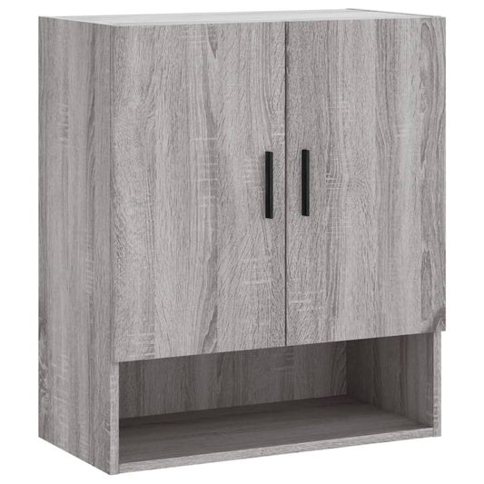 vidaXL Wall Cabinet | Grey sonoma | Engineered wood | Wall Cabinet | Rectangular