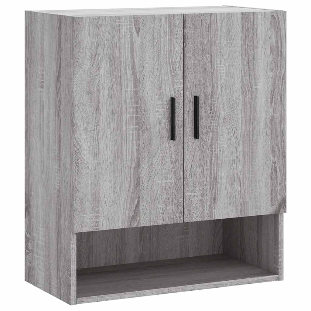 vidaXL Wall Cabinet Grey Sonoma 60x31x70 cm Engineered Wood