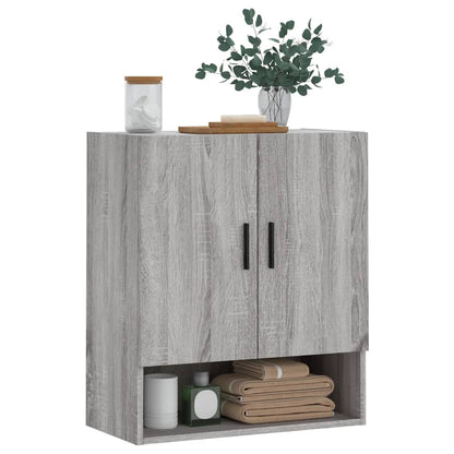 vidaXL Wall Cabinet | Grey sonoma | Engineered wood | Wall Cabinet | Rectangular