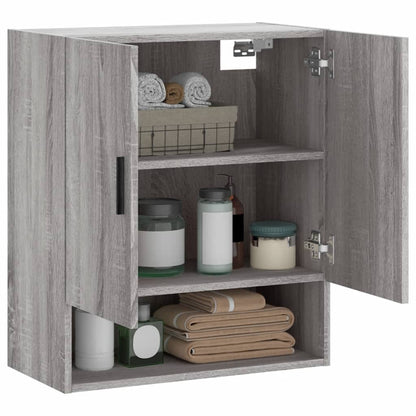 vidaXL Wall Cabinet | Grey sonoma | Engineered wood | Wall Cabinet | Rectangular