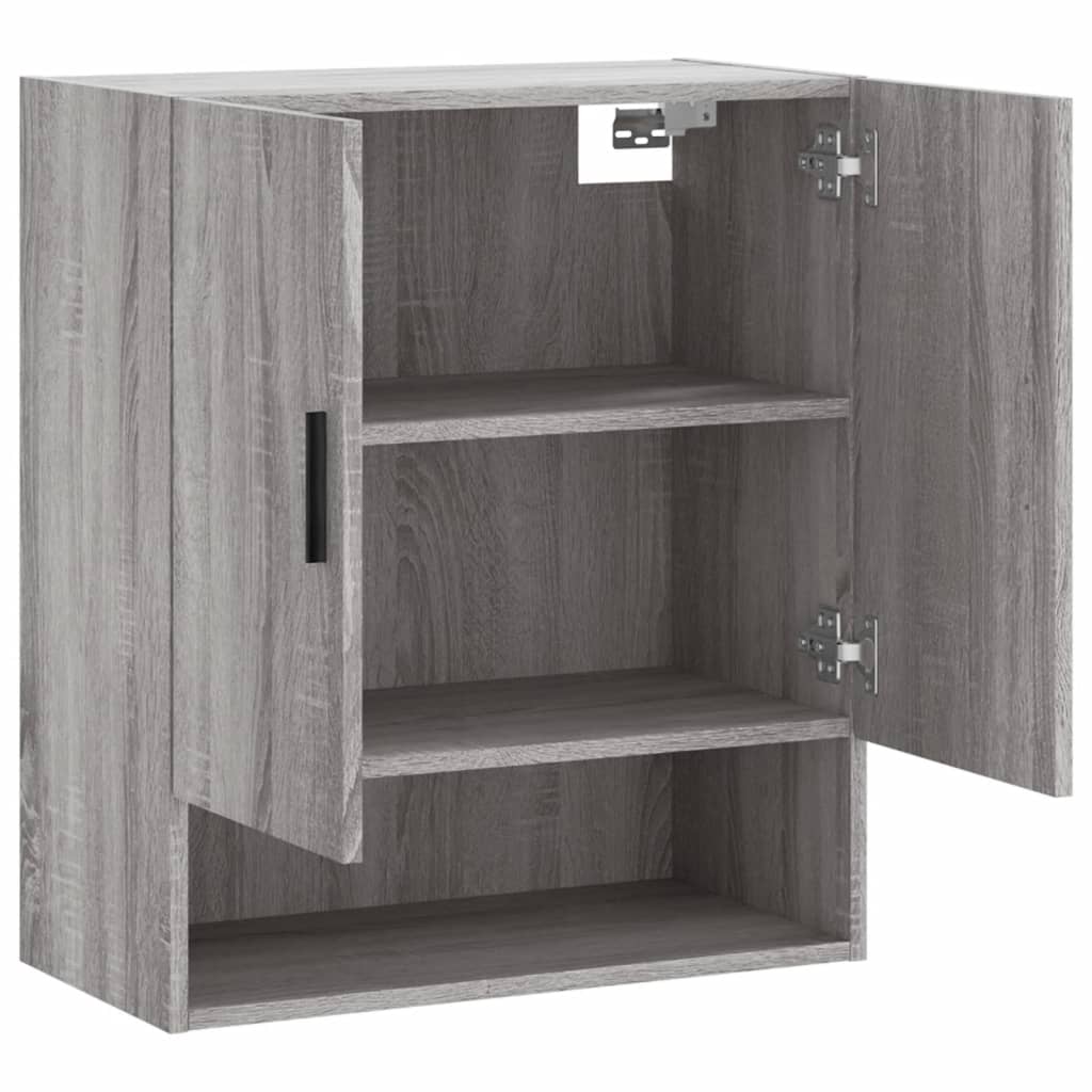 vidaXL Wall Cabinet | Grey sonoma | Engineered wood | Wall Cabinet | Rectangular