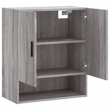 vidaXL Wall Cabinet | Grey sonoma | Engineered wood | Wall Cabinet | Rectangular
