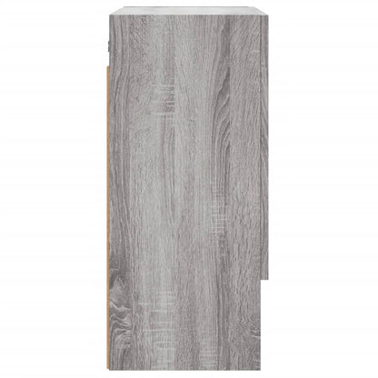 vidaXL Wall Cabinet | Grey sonoma | Engineered wood | Wall Cabinet | Rectangular