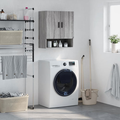 vidaXL Wall Cabinet | Grey sonoma | Engineered wood | Wall Cabinet | Rectangular