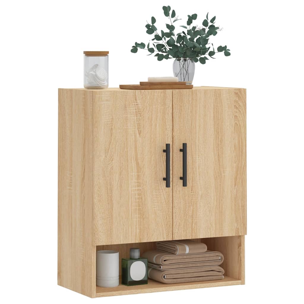 vidaXL Wall Cabinet | Sonoma oak | Engineered wood | Medium | Wall Cabinet