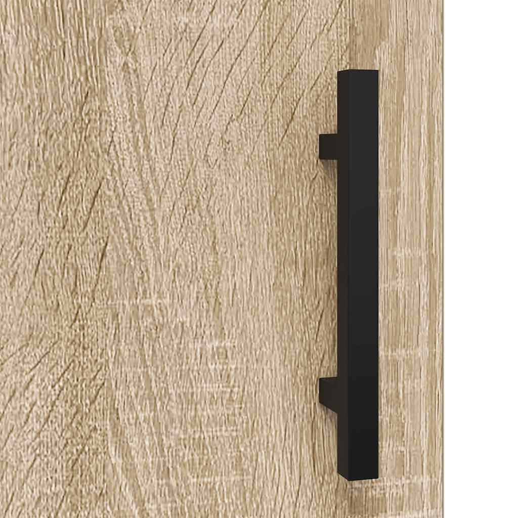 vidaXL Wall Cabinet Sonoma Oak 60x31x70 cm Engineered Wood