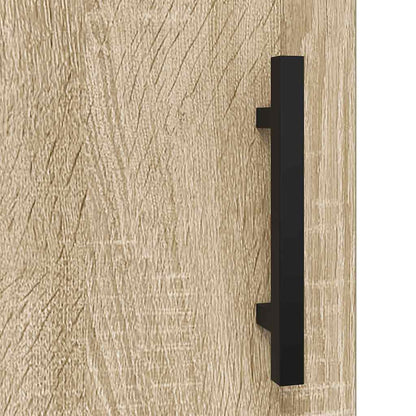 vidaXL Wall Cabinet Sonoma Oak 60x31x70 cm Engineered Wood