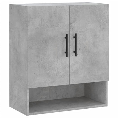 vidaXL Wall Cabinet | Concrete grey | Engineered wood | Medium | Storage