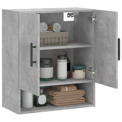 vidaXL Wall Cabinet | Concrete grey | Engineered wood | Medium | Storage