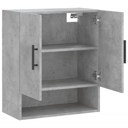 vidaXL Wall Cabinet | Concrete grey | Engineered wood | Medium | Storage