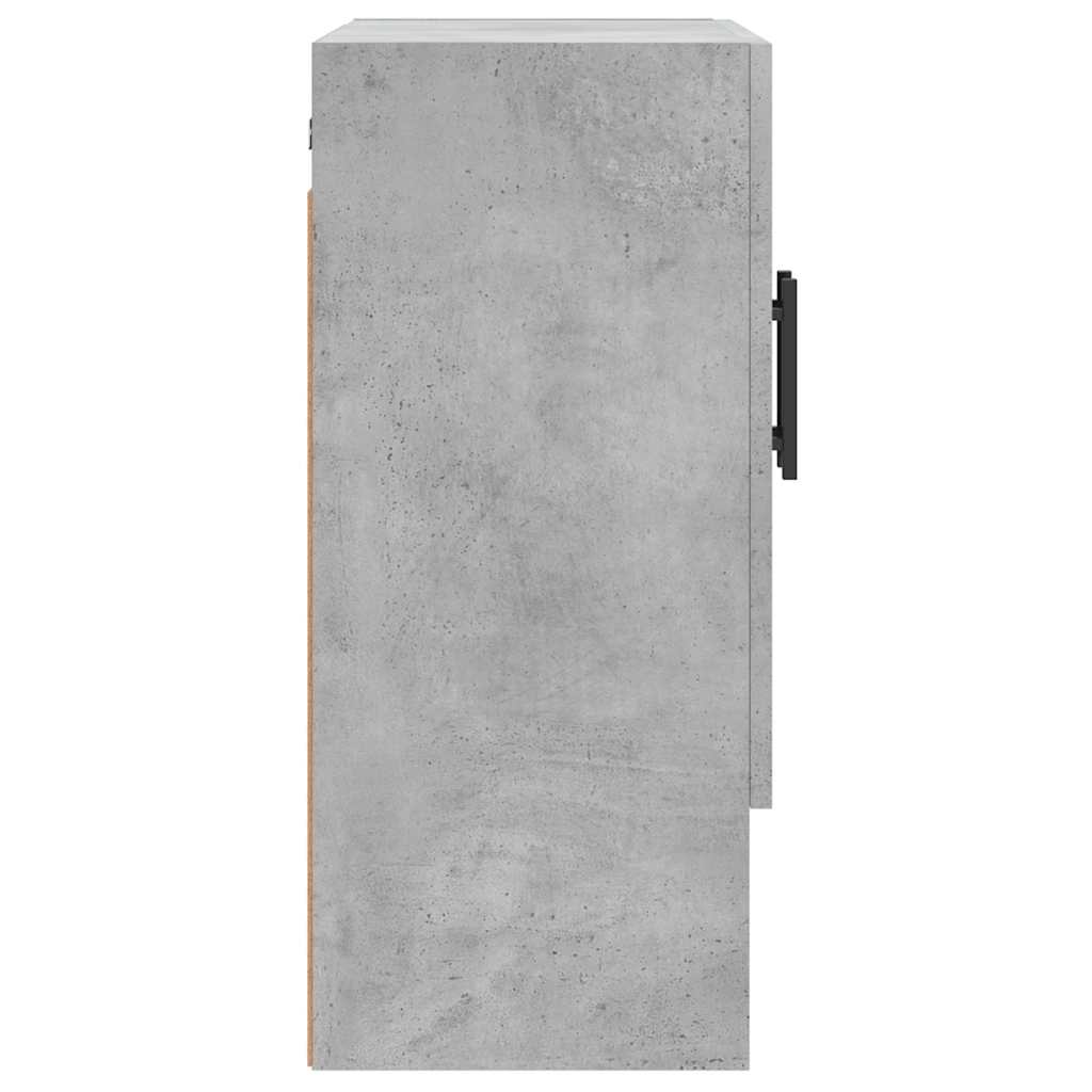 vidaXL Wall Cabinet Concrete Grey 60x31x70 cm Engineered Wood