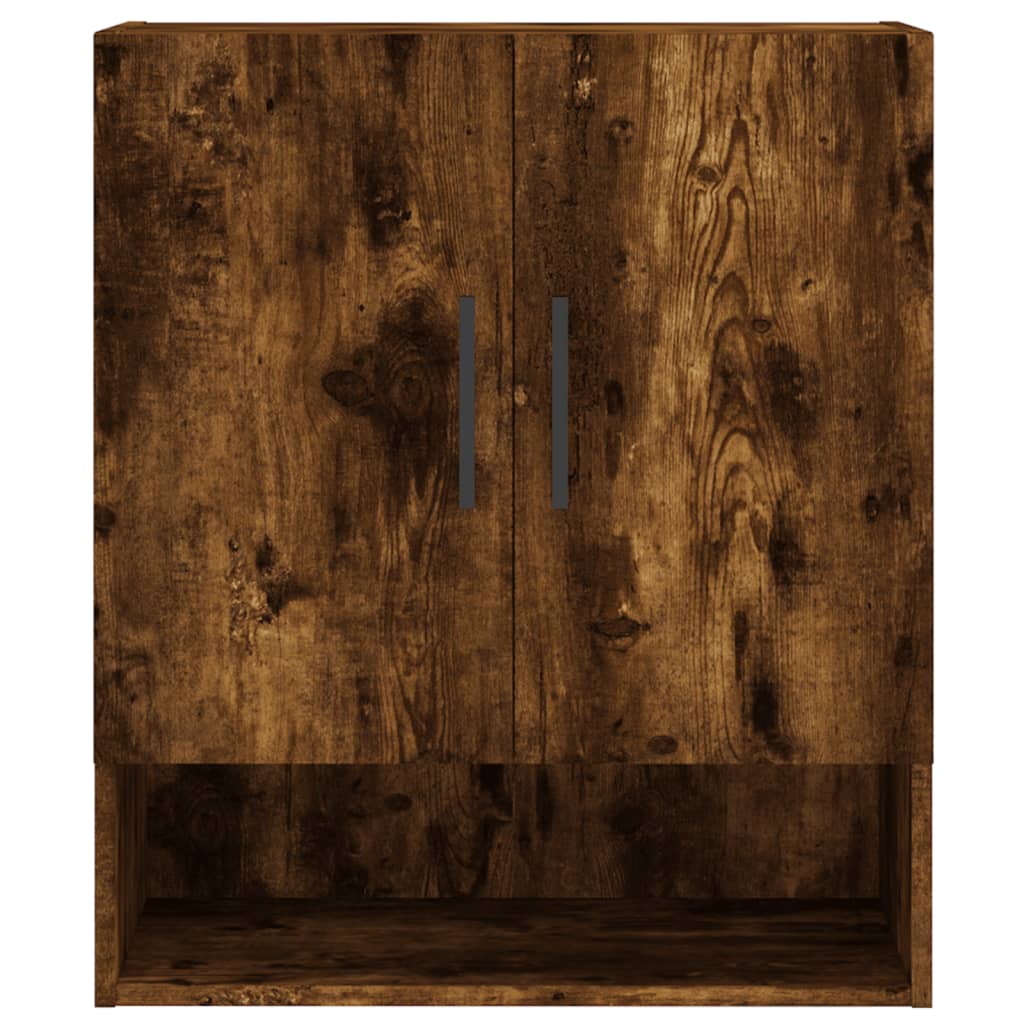 vidaXL Wall Cabinet Smoked Oak 60x31x70 cm Engineered Wood