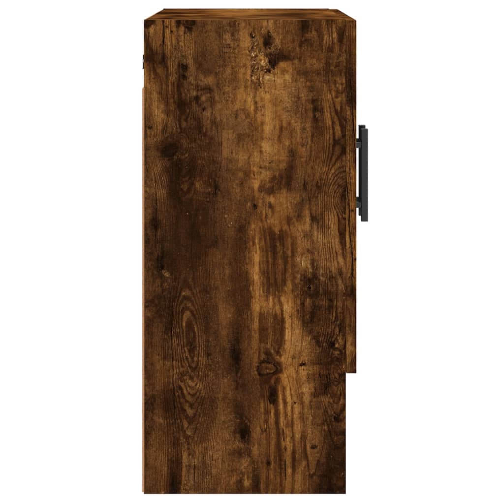 vidaXL Wall Cabinet Smoked Oak 60x31x70 cm Engineered Wood