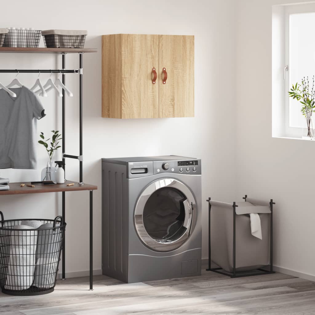 vidaXL Wall Cabinet Sonoma Oak 60x31x60 cm Engineered Wood