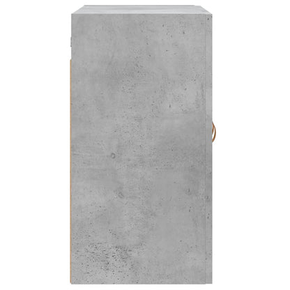 vidaXL Wall Cabinet Concrete Grey 60x31x60 cm Engineered Wood