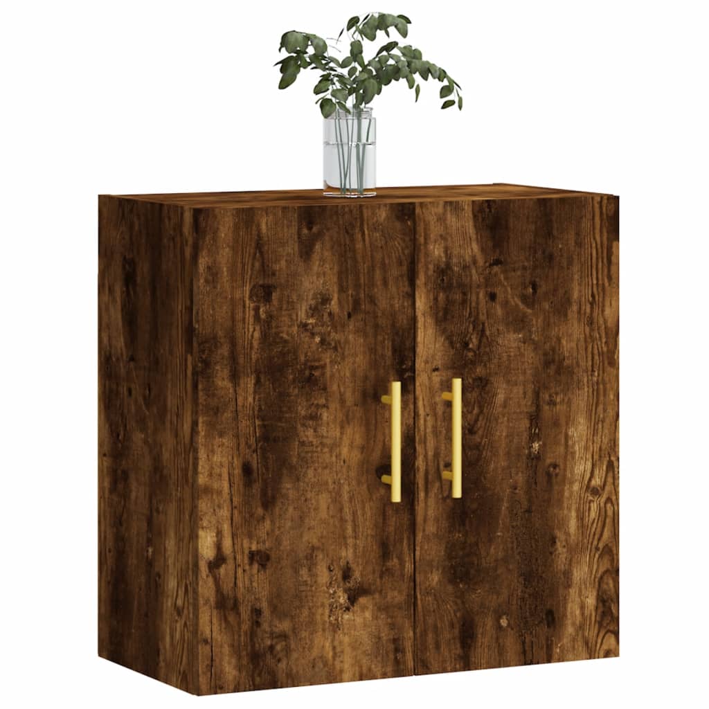 vidaXL Wall Cabinet | Smoked oak | Engineered wood | Medium | Wall Cabinet