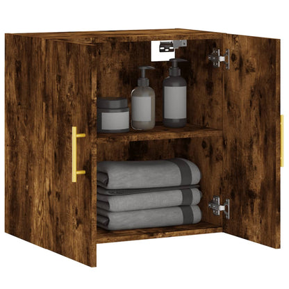 vidaXL Wall Cabinet | Smoked oak | Engineered wood | Medium | Wall Cabinet