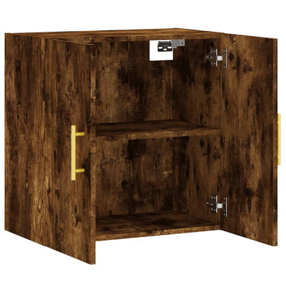 vidaXL Wall Cabinet | Smoked oak | Engineered wood | Medium | Wall Cabinet