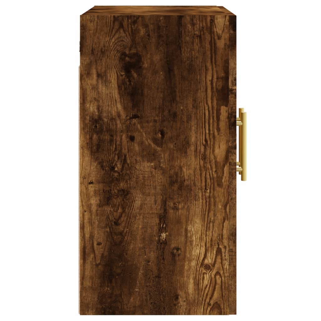 vidaXL Wall Cabinet | Smoked oak | Engineered wood | Medium | Wall Cabinet