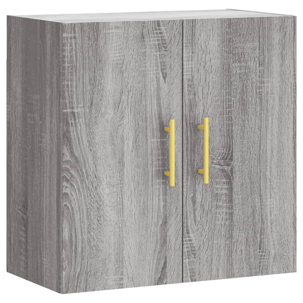 vidaXL Wall Cabinet | Grey Sonoma | Engineered Wood | Medium | Wall Cabinet