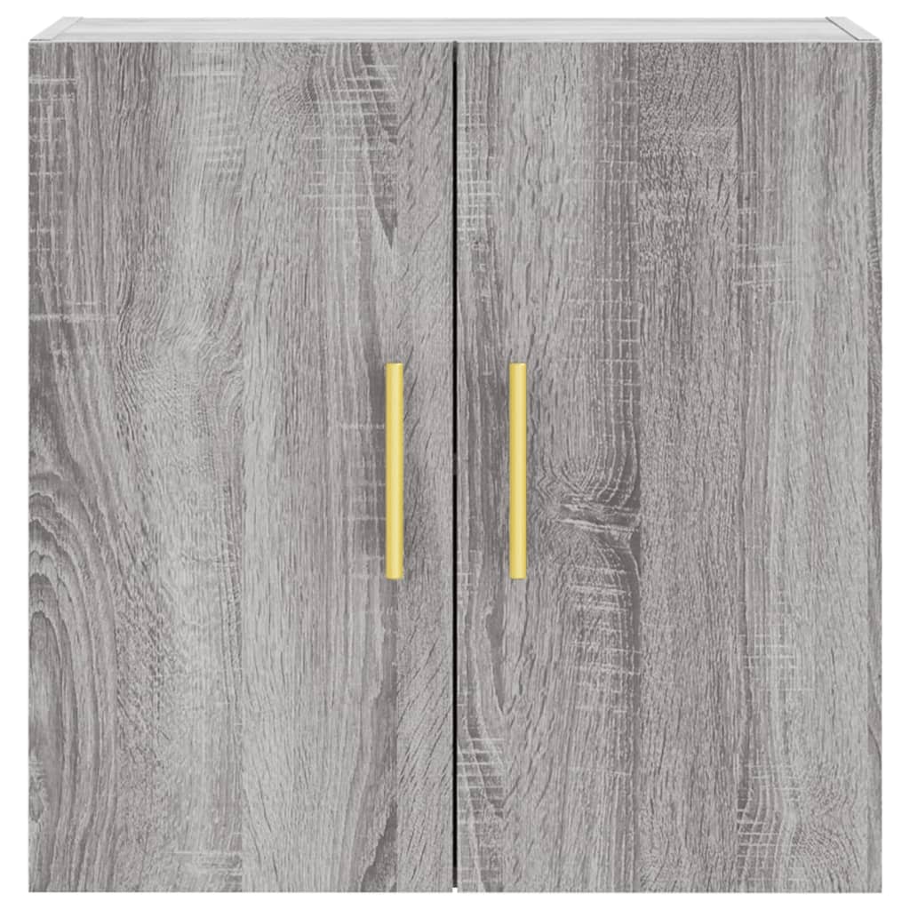 vidaXL Wall Cabinet | Grey Sonoma | Engineered Wood | Medium | Wall Cabinet