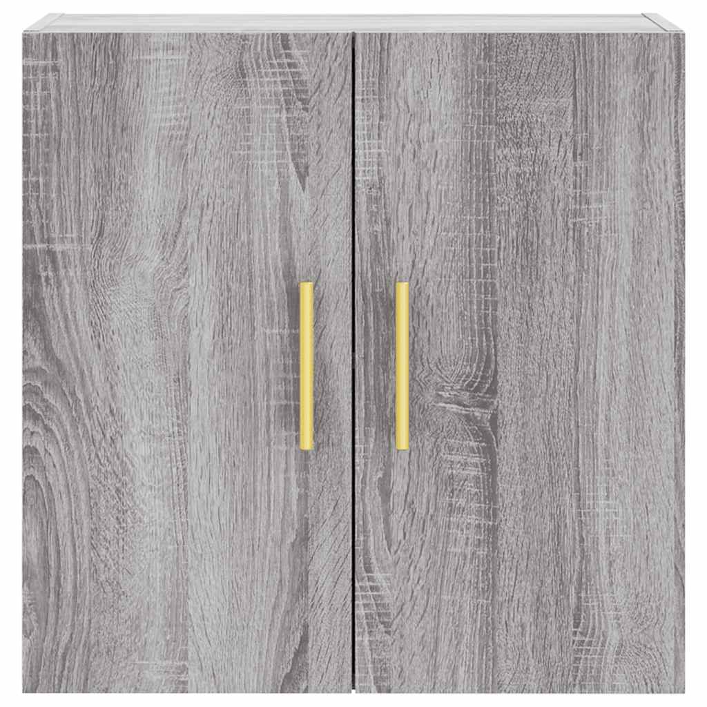 vidaXL Wall Cabinet Grey Sonoma 60x31x60 cm Engineered Wood