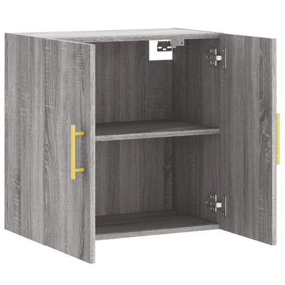 vidaXL Wall Cabinet | Grey Sonoma | Engineered Wood | Medium | Wall Cabinet