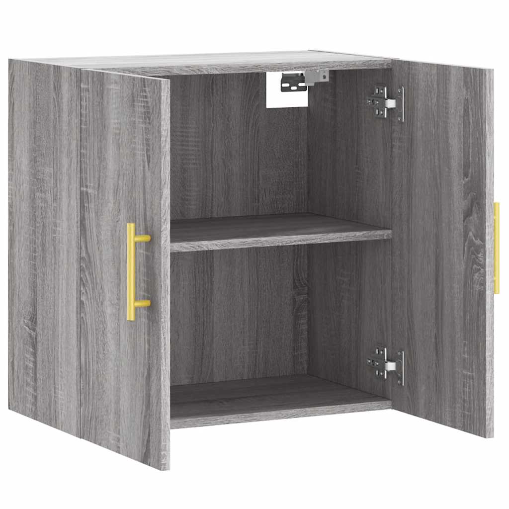 vidaXL Wall Cabinet Grey Sonoma 60x31x60 cm Engineered Wood