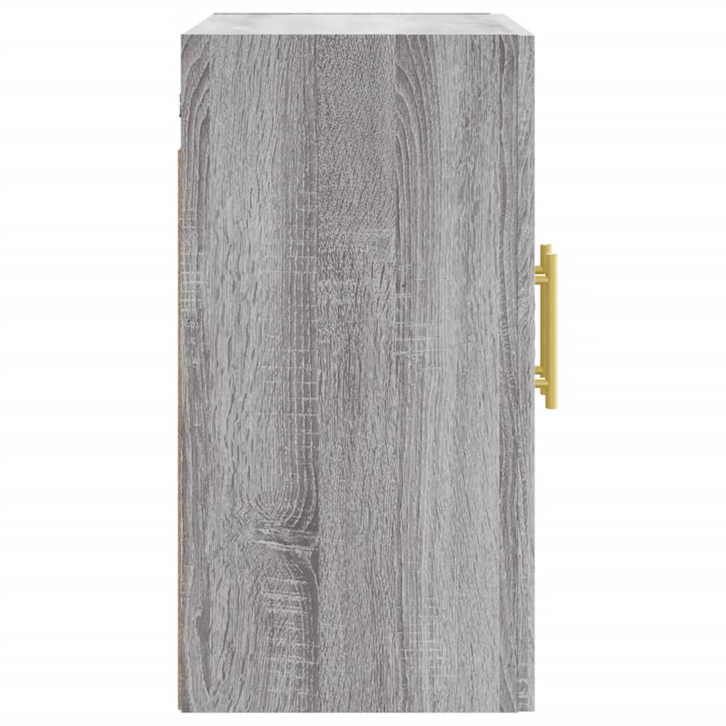 vidaXL Wall Cabinet | Grey Sonoma | Engineered Wood | Medium | Wall Cabinet