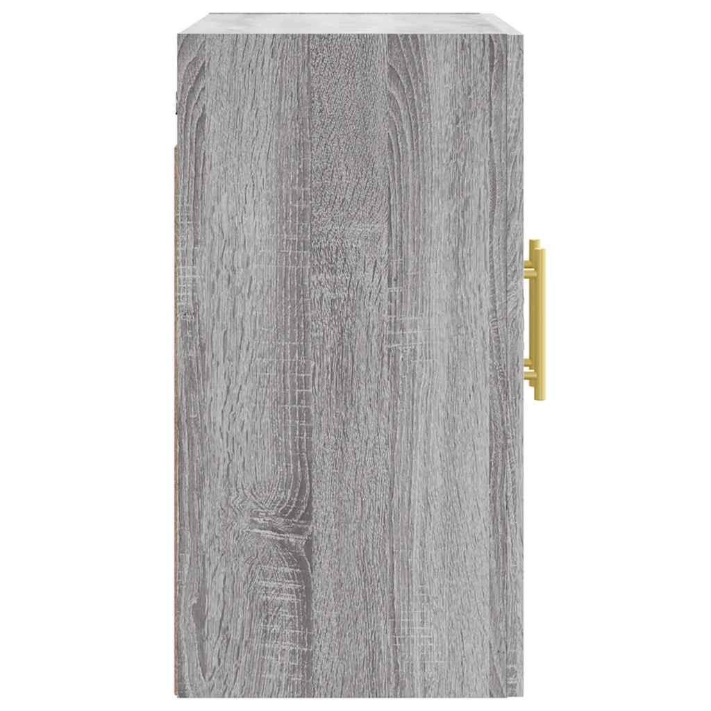 vidaXL Wall Cabinet Grey Sonoma 60x31x60 cm Engineered Wood