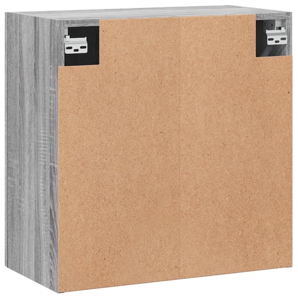 vidaXL Wall Cabinet | Grey Sonoma | Engineered Wood | Medium | Wall Cabinet