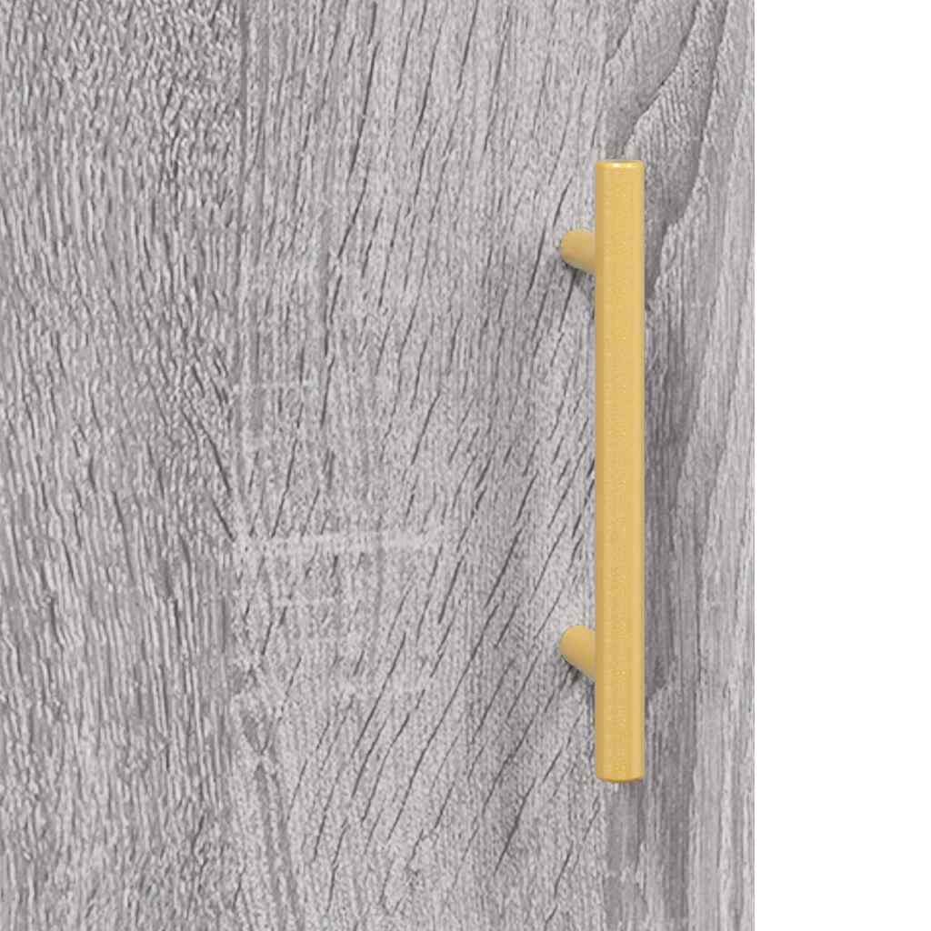 vidaXL Wall Cabinet Grey Sonoma 60x31x60 cm Engineered Wood