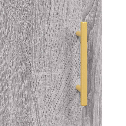 vidaXL Wall Cabinet Grey Sonoma 60x31x60 cm Engineered Wood