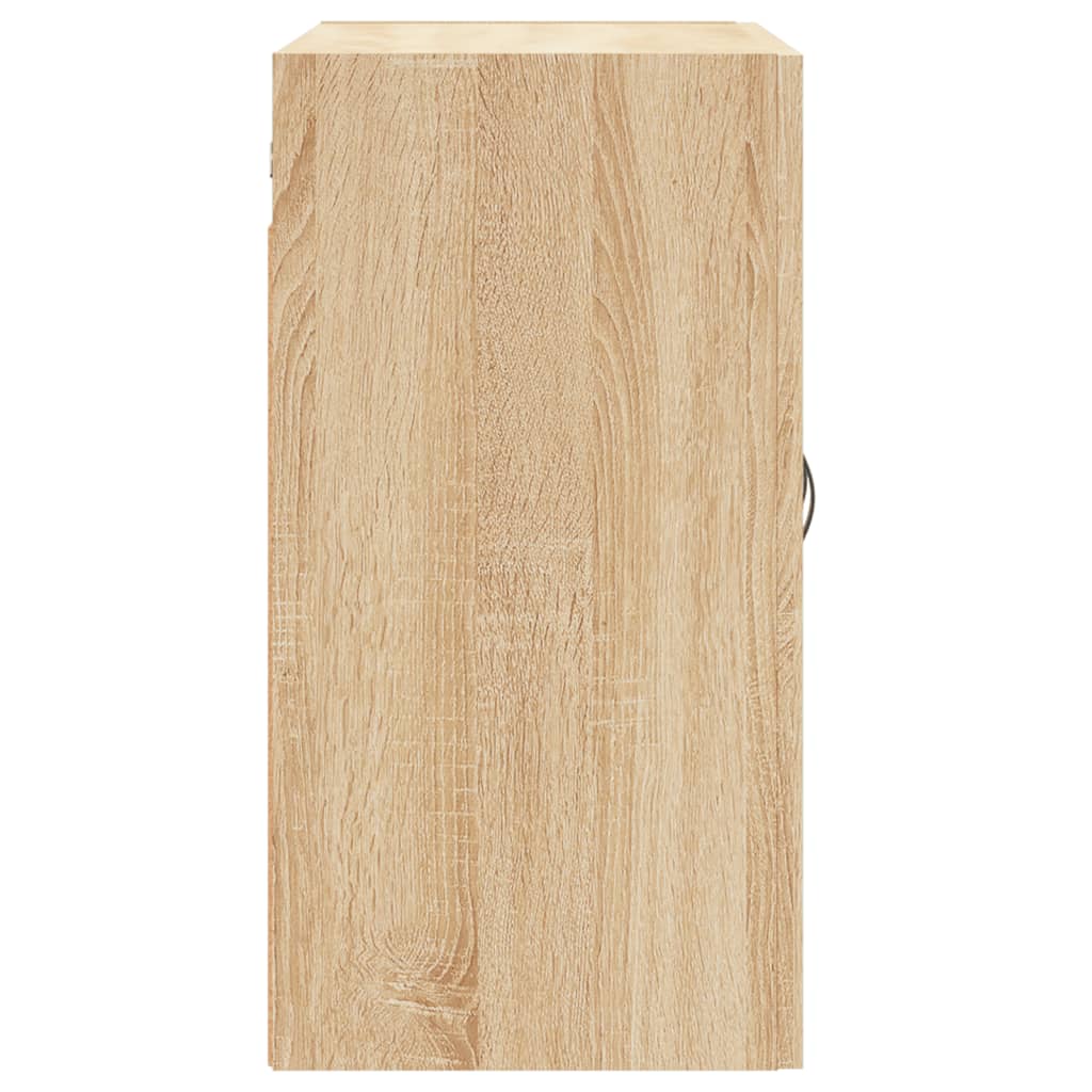 vidaXL Wall Cabinet Sonoma Oak 60x31x60 cm Engineered Wood