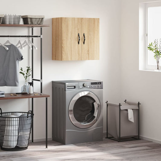 vidaXL Wall Cabinet Sonoma Oak 60x31x60 cm Engineered Wood