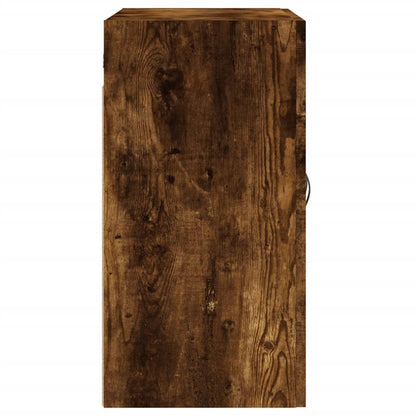 vidaXL Wall Cabinet Smoked Oak 60x31x60 cm Engineered Wood