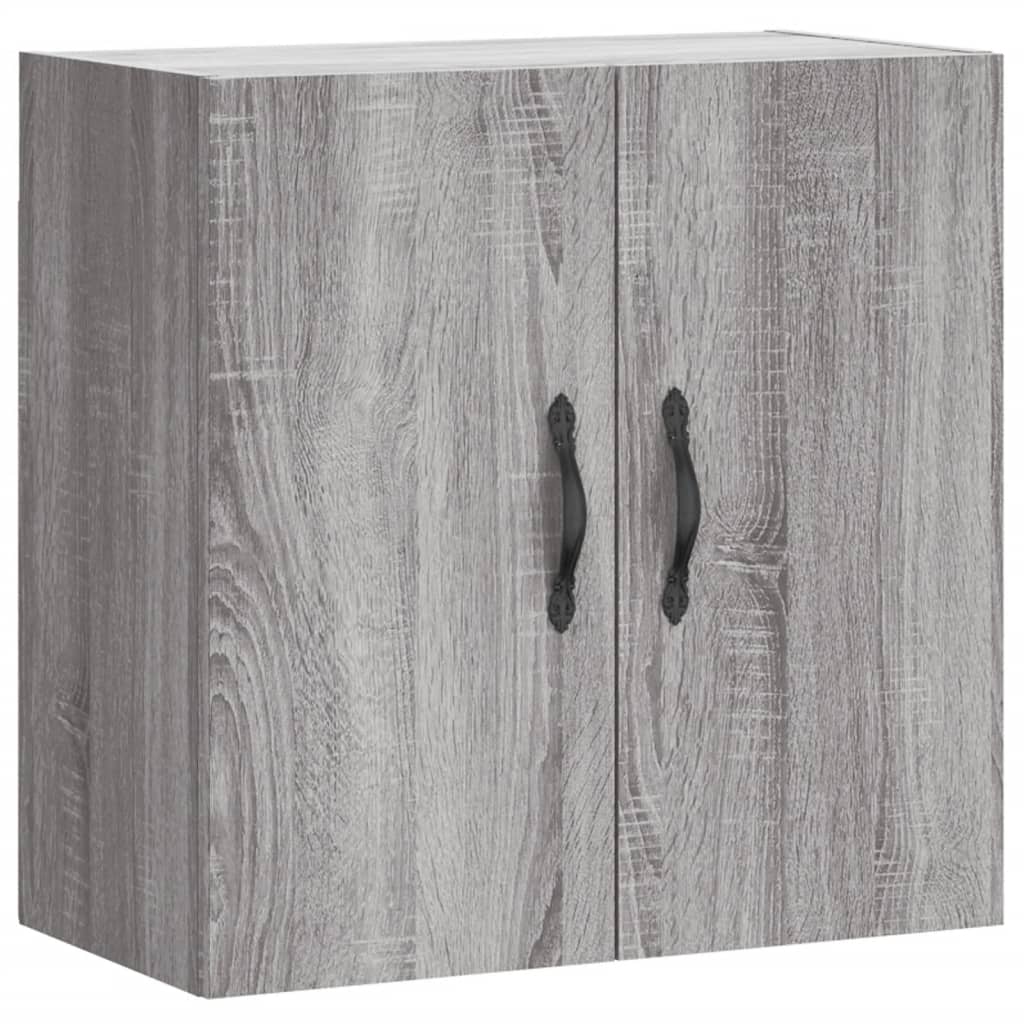 vidaXL Wall Cabinet Grey Sonoma 60x31x60 cm Engineered Wood