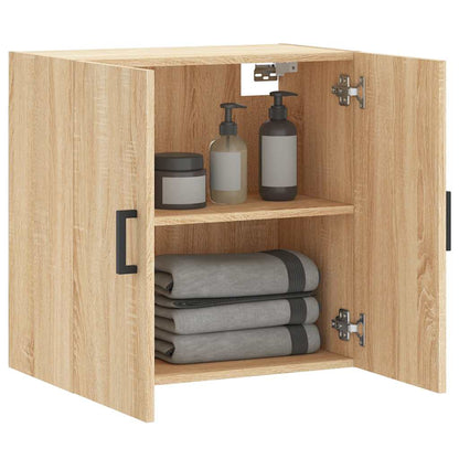 vidaXL Wall Cabinet Sonoma Oak 60x31x60 cm Engineered Wood