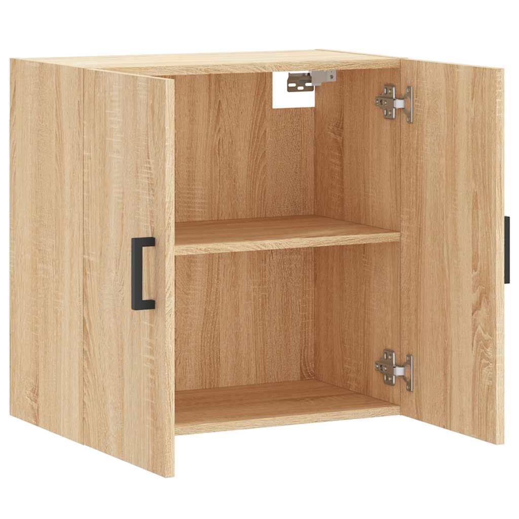 vidaXL Wall Cabinet Sonoma Oak 60x31x60 cm Engineered Wood