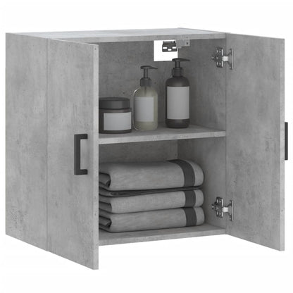 vidaXL Wall Cabinet | Concrete grey | Engineered wood | Medium | Wall Cabinet