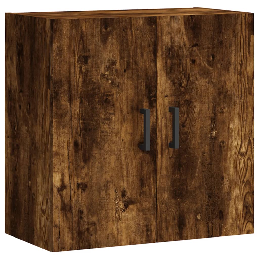 vidaXL Wall Cabinet | Smoked Oak | Engineered Wood | Medium | Wall Cabinet