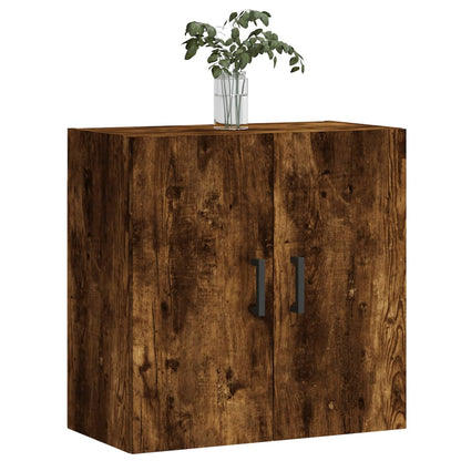 vidaXL Wall Cabinet | Smoked Oak | Engineered Wood | Medium | Wall Cabinet