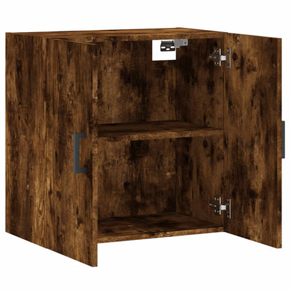 vidaXL Wall Cabinet | Smoked Oak | Engineered Wood | Medium | Wall Cabinet