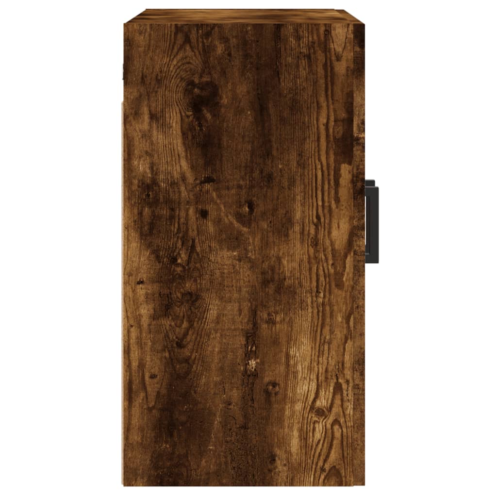 vidaXL Wall Cabinet | Smoked Oak | Engineered Wood | Medium | Wall Cabinet